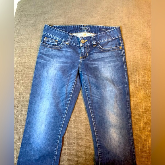 Guess Daredevil Rhinestone Boot Cut Jeans W28 - Picture 4 of 8